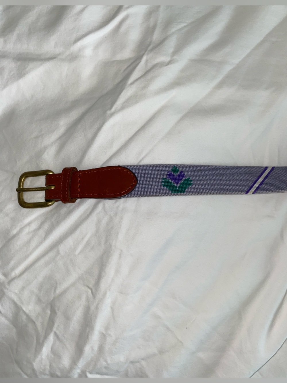 Smathers & Branson Needlepoint Belt